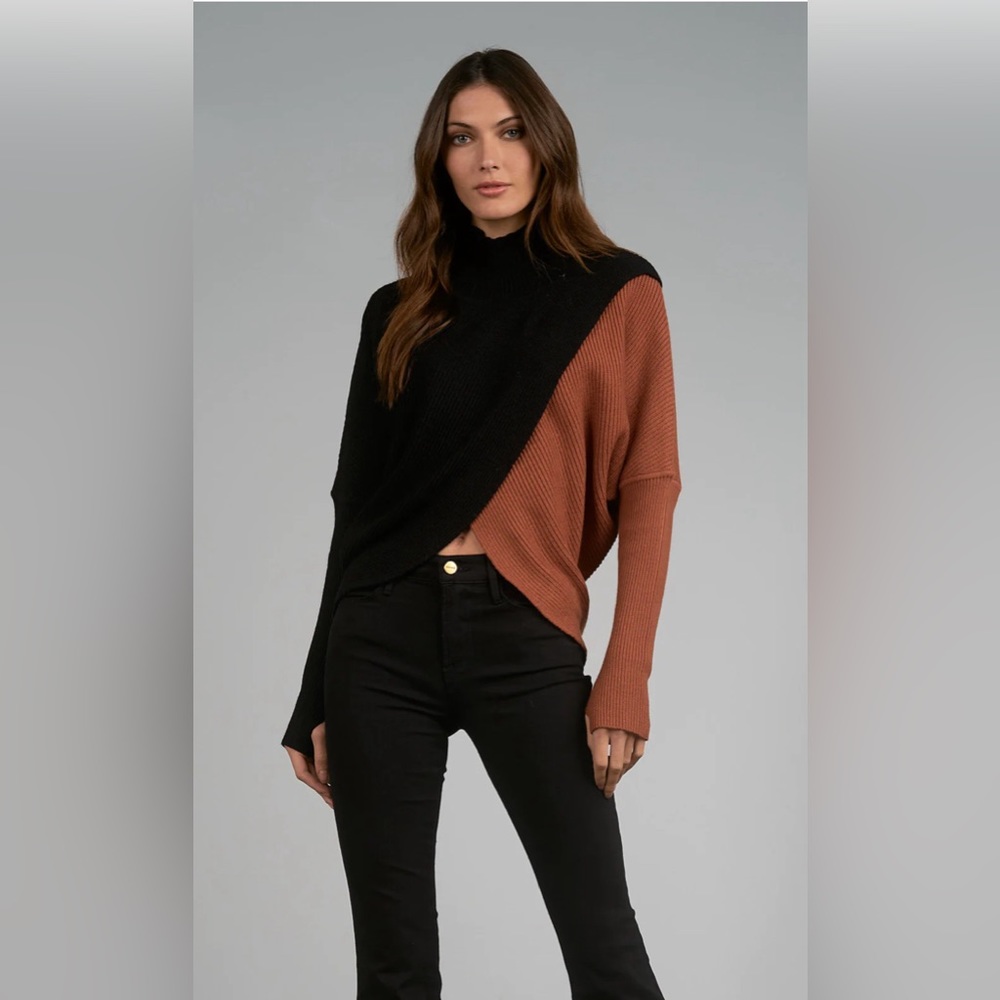 Elan Boulder Color Block Sweater